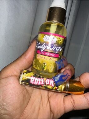 Canvas beauty Body Drops Dill Breaker - Yellow & Gold Pump Bottle